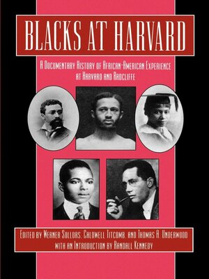 cover image of Blacks at Harvard